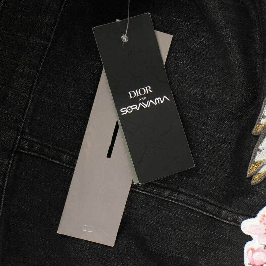 DIOR x SORAYAMA Cotton Back Embroidery Denim Jacket - Gray