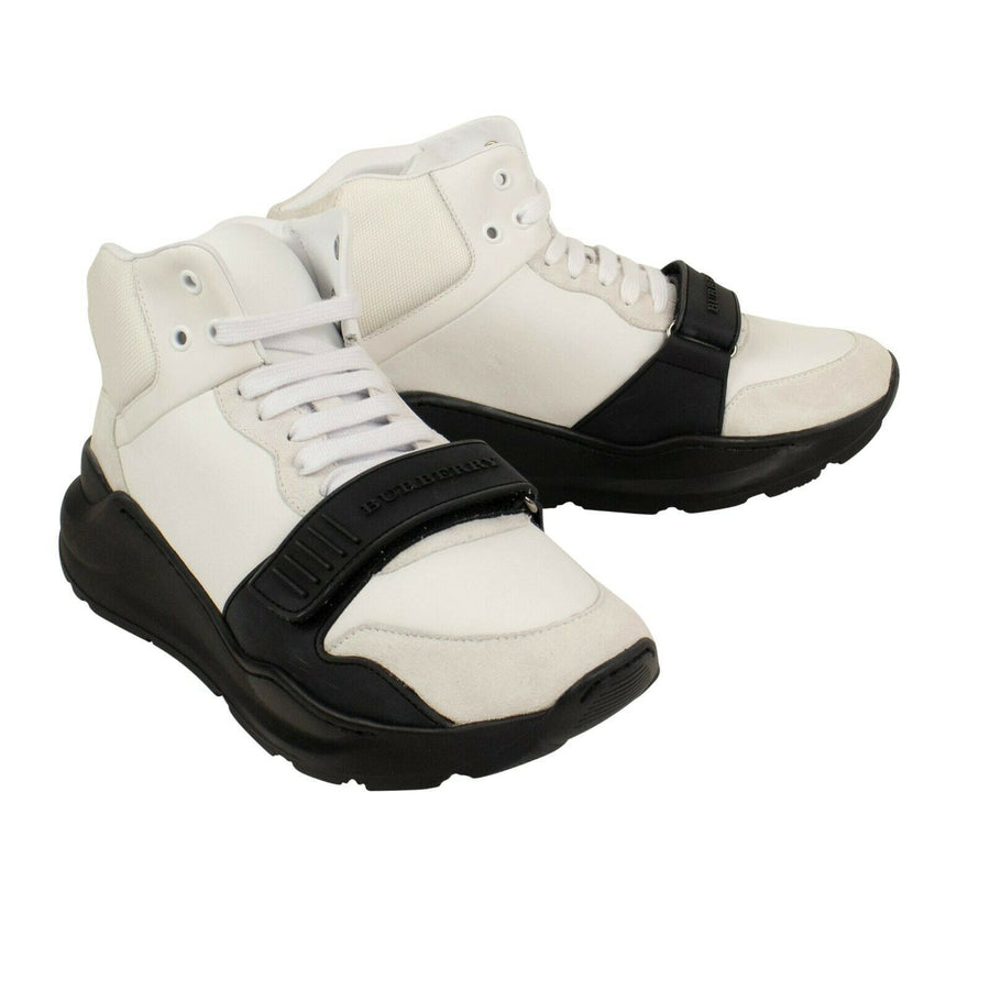 Regis High-Top Sneakers - White / Black