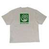 Cotton Green Logo Oversize Short Sleeve T-Shirt - White