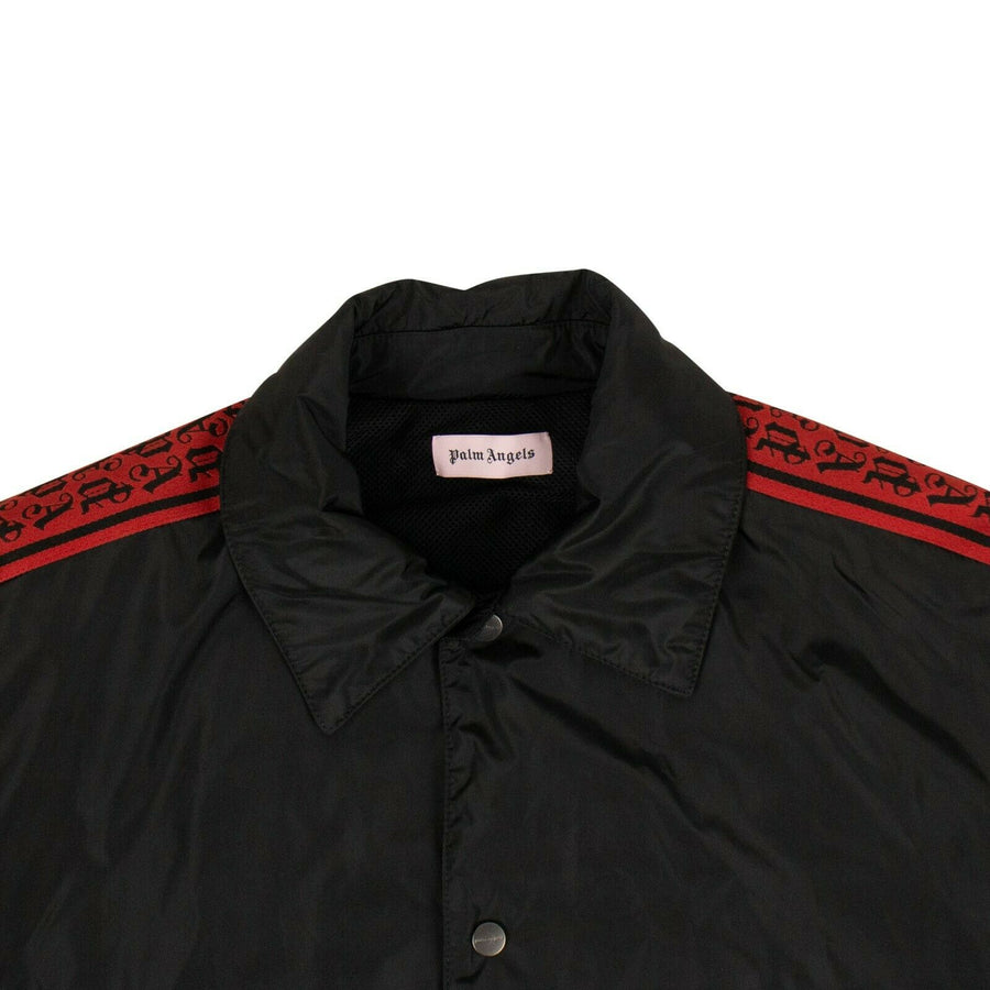 Side Tape Coach Jacket - Black