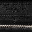 Lady Dior Checked Zip-Around Wallet - Black / White