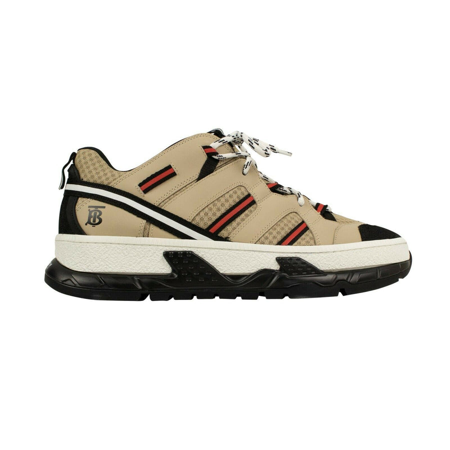 Nylon And Nubuck Union Sneakers - Beige