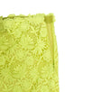 Floral Embroidered Shorts - Neon Yellow