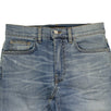 Faded Denim Skinny Stack Jeans - Blue