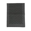 Wool Double Jacquard GG Scarf - Dark Gray And Black