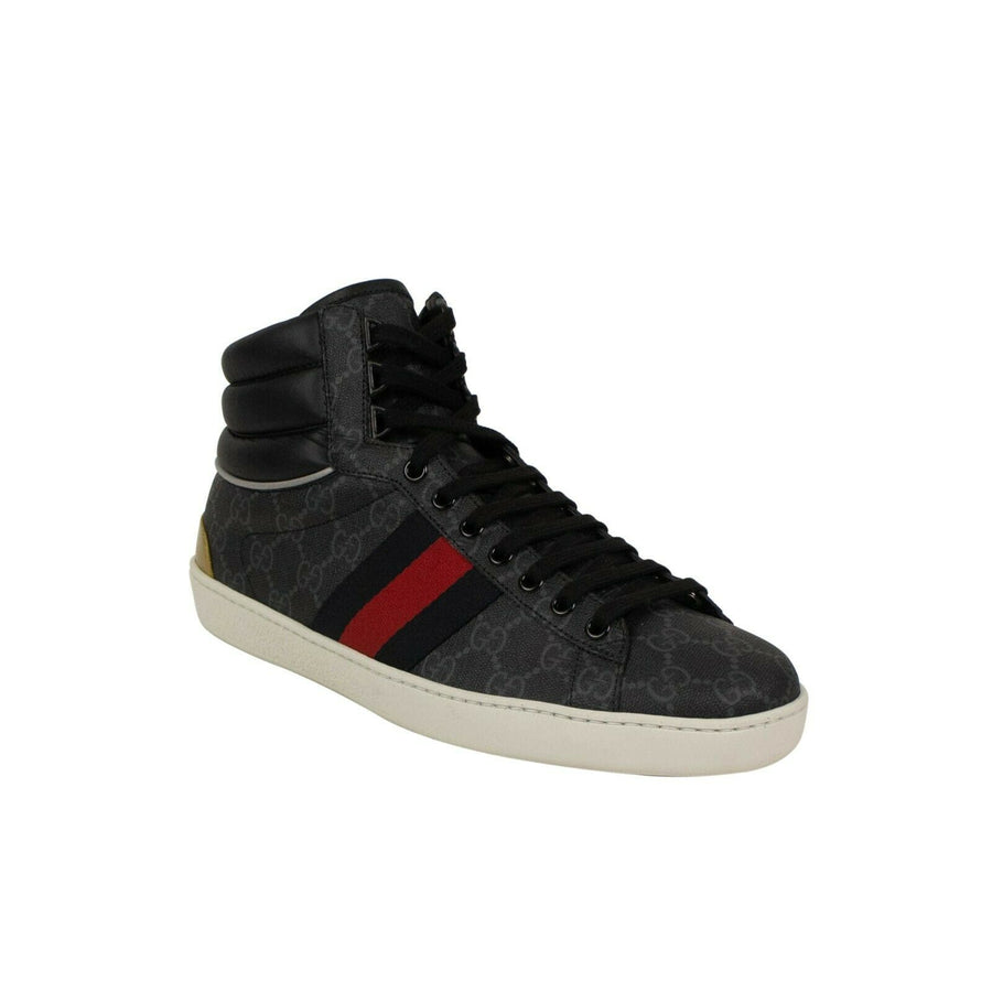 GG Ace High-Top Sneakers - Black