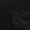 Wool Two Button Tuxedo Suit - Black