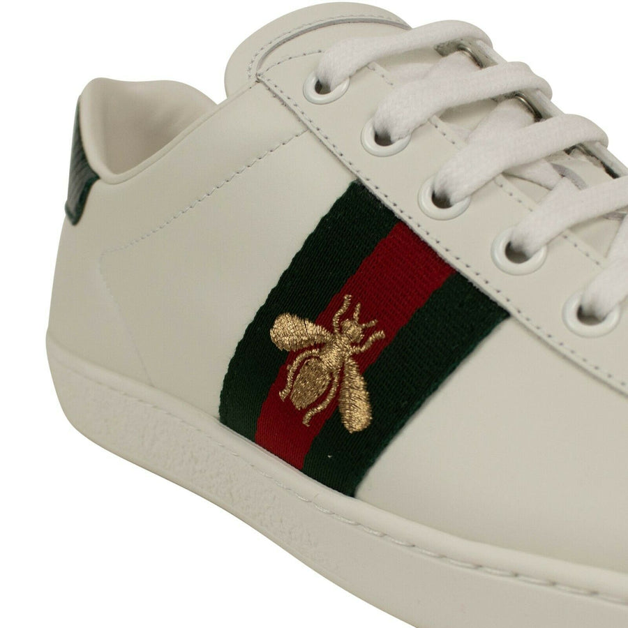 Ace Embroidered Sneakers- White