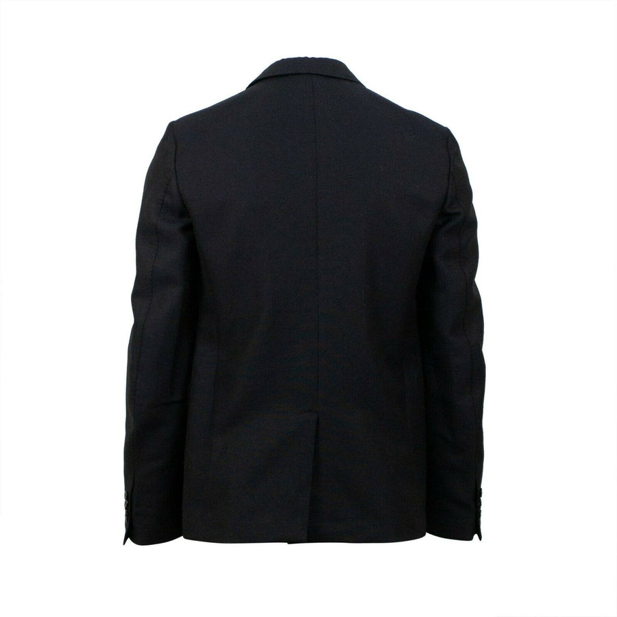 Wool Blend 2 Button Suit - Navy Blue