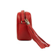 Soho Small Pebbled Leather Disco Shoulder Bag - Red