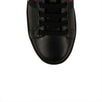 Ace Embroidered Sneakers - Black