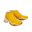 High Tech Jacquard Mid-Top Sneakers - Yellow