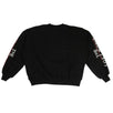 Cotton 'Lost Boys' Loose Fit Sweatshirt - Black