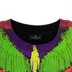 Cotton Multicolored Wings Sweatshirt - Black