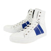 Men's Sunset Leather Sneakers - White / Blue