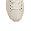 Leather Ace Striped Web Sneakers - White