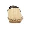 Lambskin Leather Cap-Toe Loafers - Beige