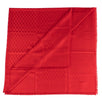 D-Check Silk-Wool Scarf - Red