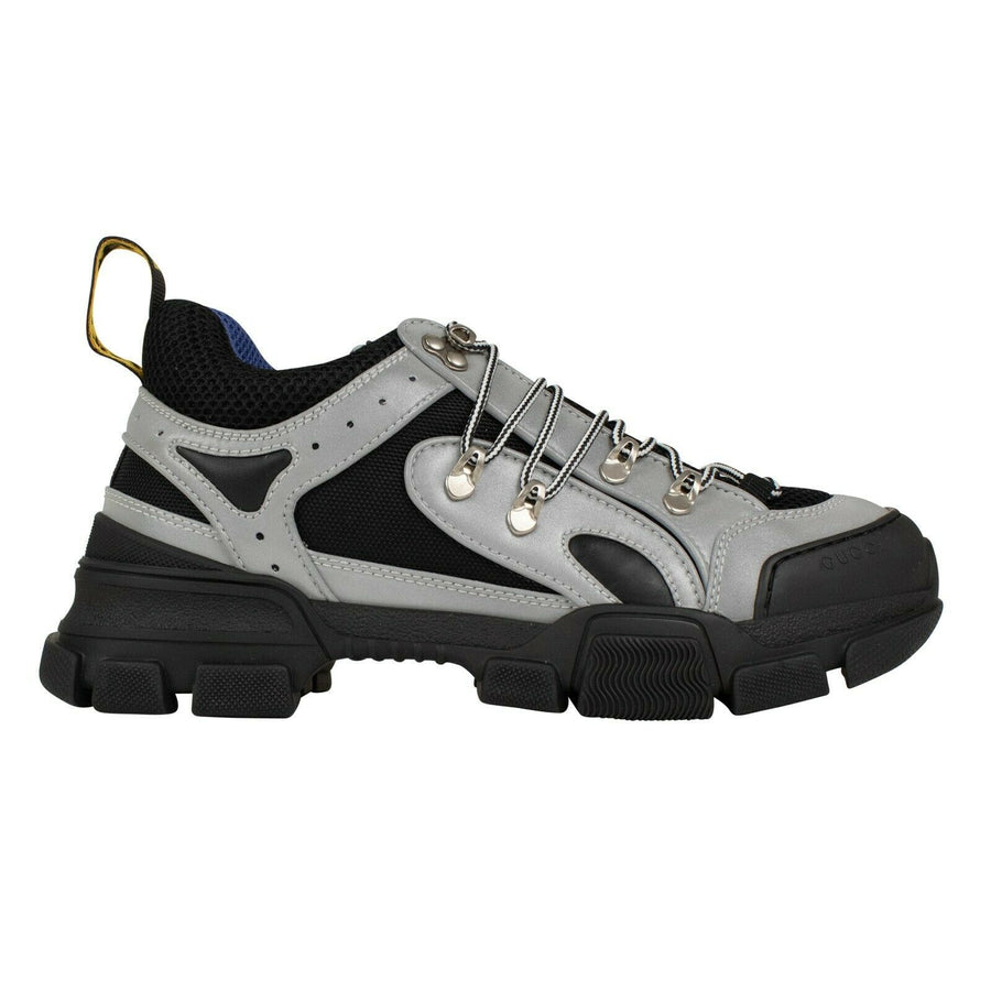 Men's Reflective Flashtrek Hiking Sneakers - Silver / Black