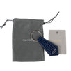 Alligator Leather Key Chain - Avio Blue