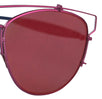 Technologic Cutout Aviator Sunglasses - Pink