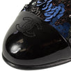 Sequin Cap Toe Leather Oxfords - Multi