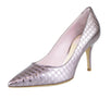 Cherie Cannage Metallic Pumps - Rose