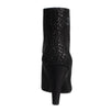 Goat Skin And Grosgrain Cap Toe Short Boots - Black