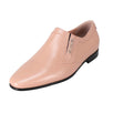 Crumpled Calfskin Leather Moccasins Loafers - Pink