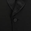 Silk One Button Tuxedo - Black