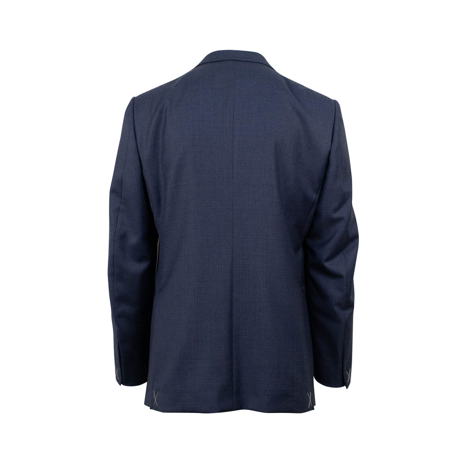 Wool Two Button Suit - Blue