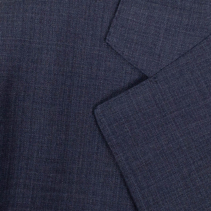 Wool Two Button Suit - Blue