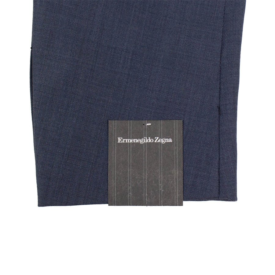 Wool Two Button Suit - Blue