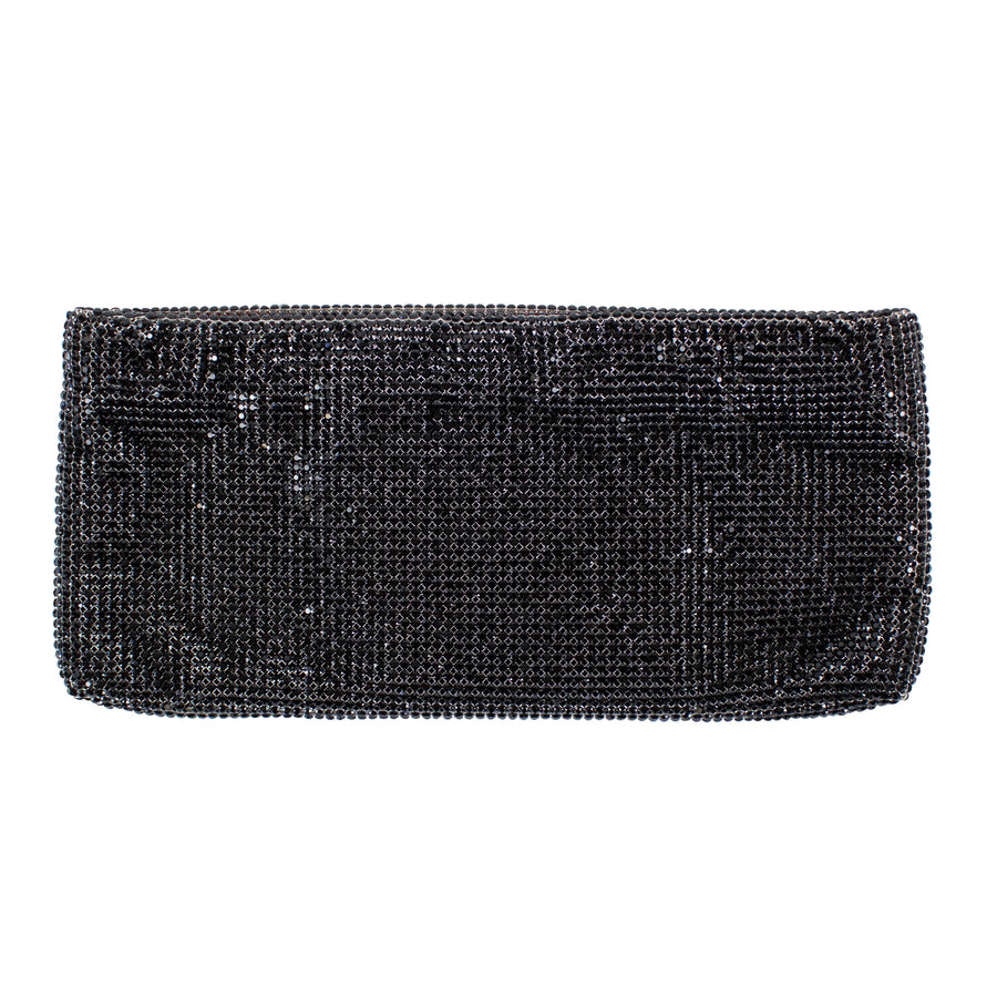 Crystal Maykimay Clutch Purse - Black