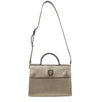 Diorever Leather Tote Shoulder Bag - Gold