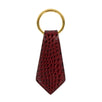 Alligator Leather Key Chain - Rubino Red