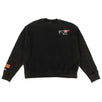 Cotton Doves Printed Sweatshirt - Black