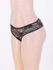 Open Crotch Black Lace Panty