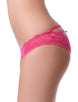 Caged Back Open Crotch Lace Panty