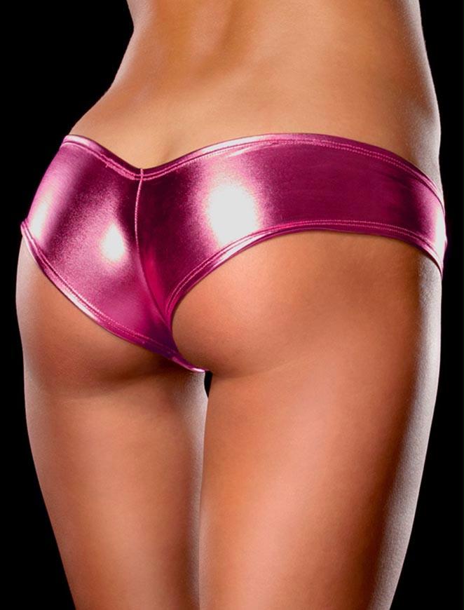 Sexy Rosy Metallic Shorts