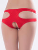 Sexy Cut Out Open Crotch Red Panty