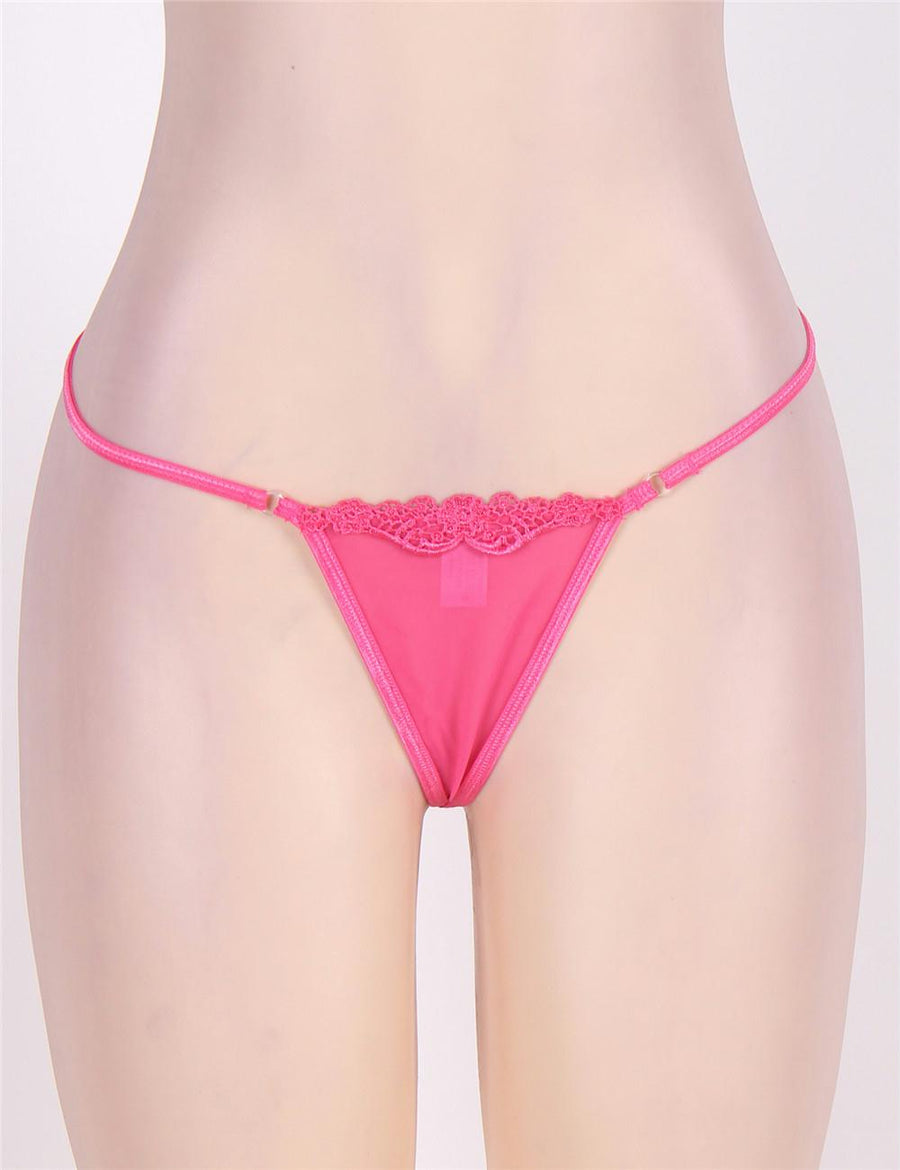 Sexy Pink G String Thong Underwear