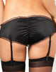 Crotchless Boyshort with Garters