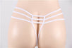 Naughty Plus Size White Lace Strapy Panty