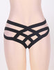 Black Cage Bandage Brief Thong