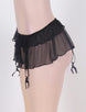 Mini Skirt With Garter Belt