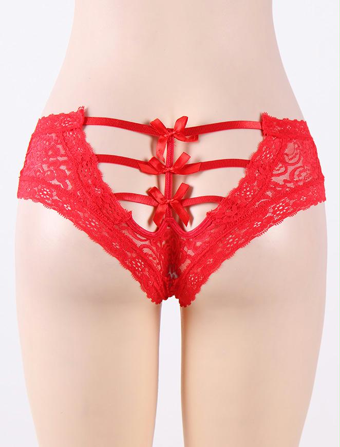 Sexy Red Lace Underwear