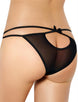 Black Comfy Transparent Net Panty