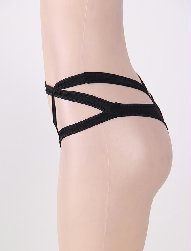 Black Open Waist ladies Underwear