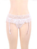 White Sexy Lace Garter Panty